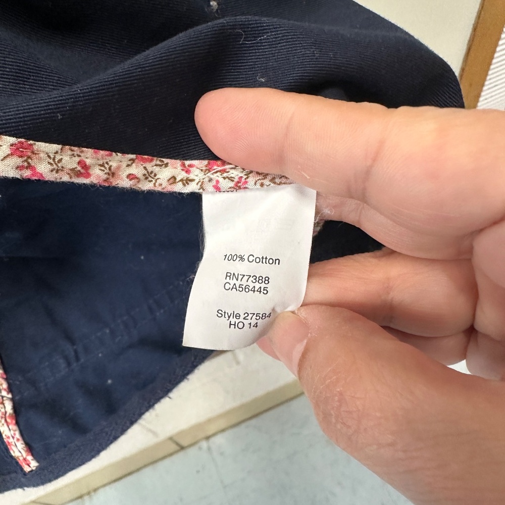 J. Crew Relaxed Boyfriend Field Women's Jacket Navy Blue Size XL - Picture 5 of 9